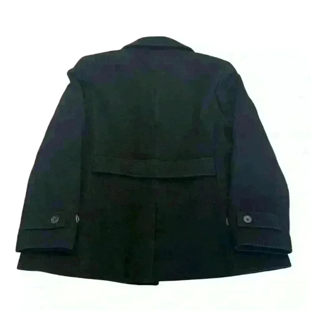 Vintage Lands End Thermolite Wool Pea Coat Size 12P - Picture 2 of 5